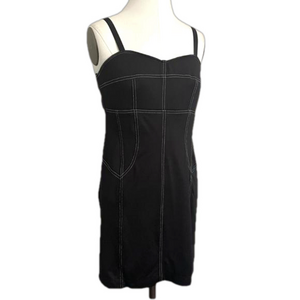 Paul Brial Black Bodycon Slip Dress - Medium 🇫🇷